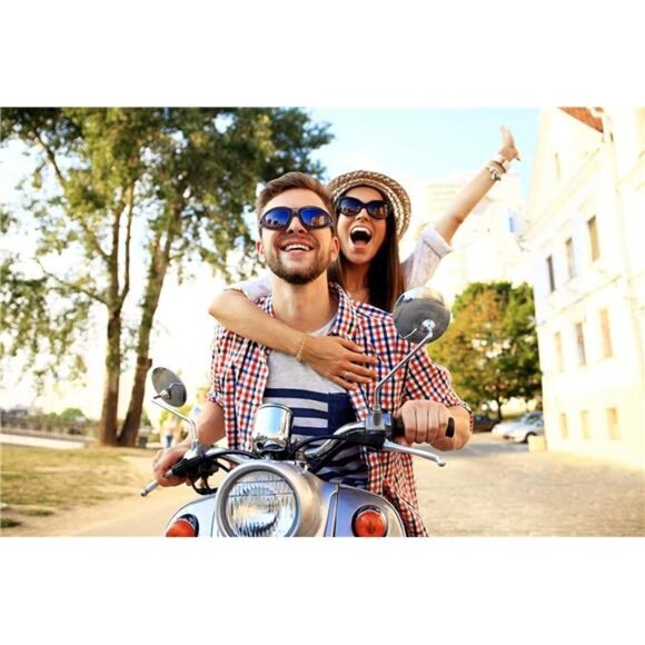 Polarized Motorcycle Riding Goggles, Windproof Cycling Glasses UV400 Outdoor - Picture 6 of 8